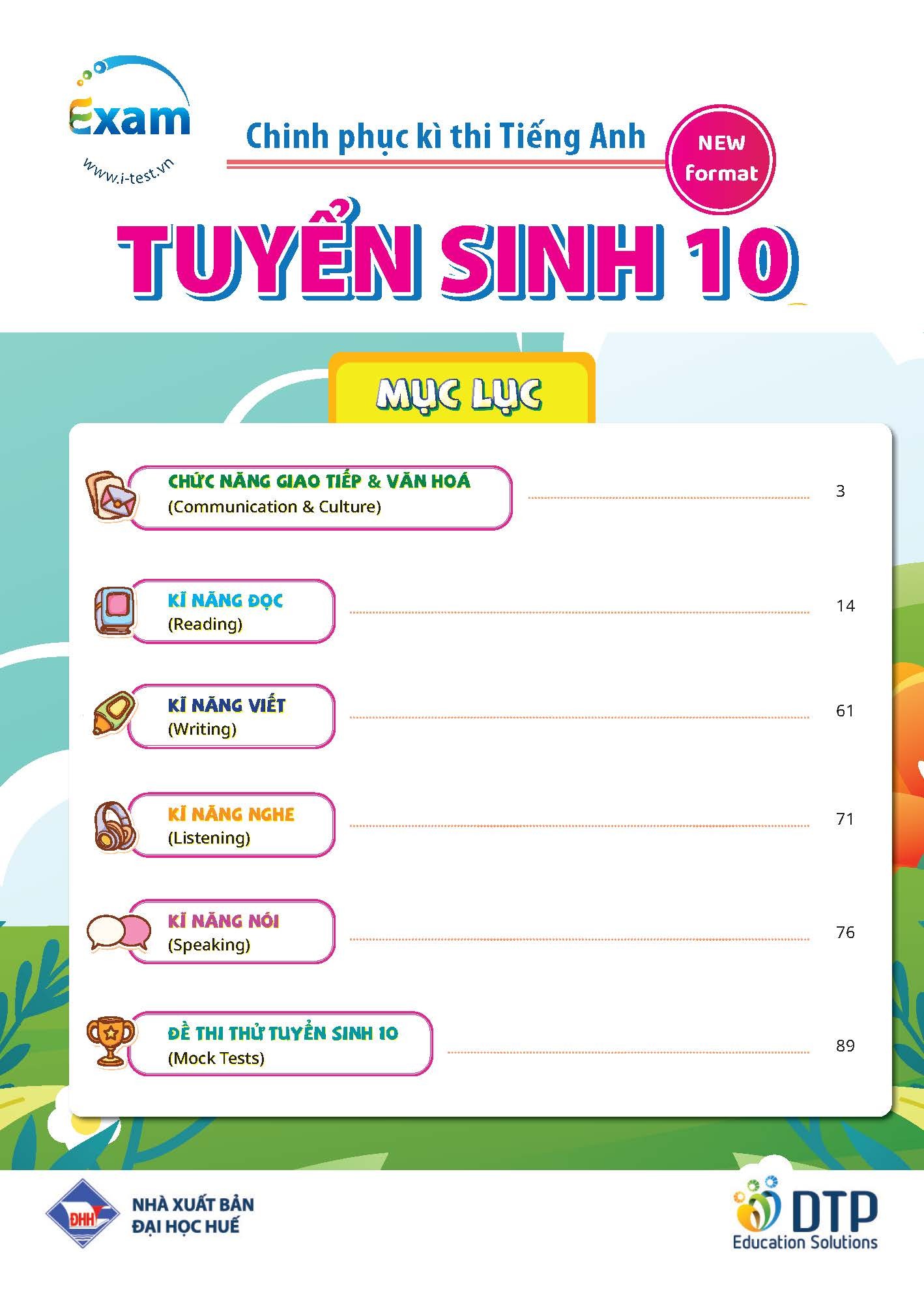 CHINH PHỤC KÌ THI TIẾNG ANH​ TUYỂN SINH 10​