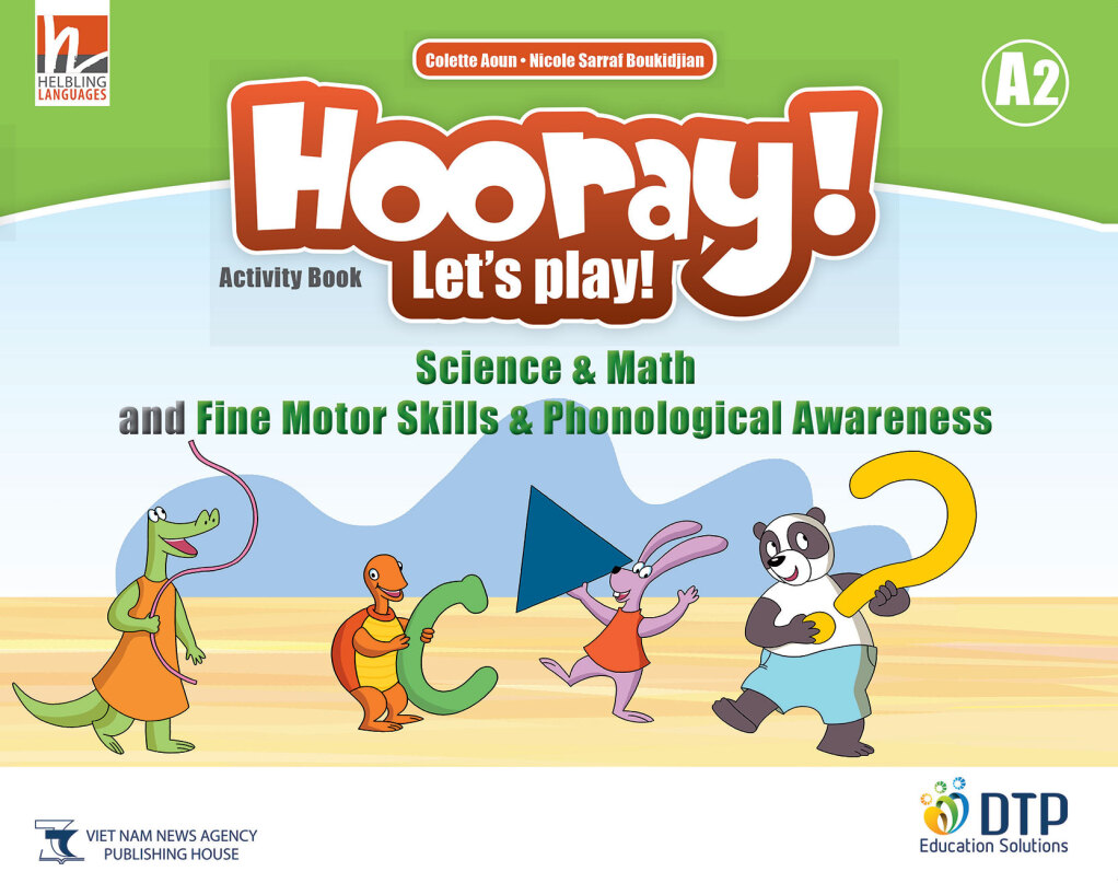 Hooray Let's Play A2 Science & Math and Fine Motor Skills-Phonological Awareness Activity Book