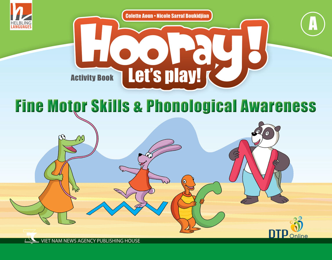 Hooray Let's Play Level A Fine Motor Skills & Phonological Awareness Activity Book