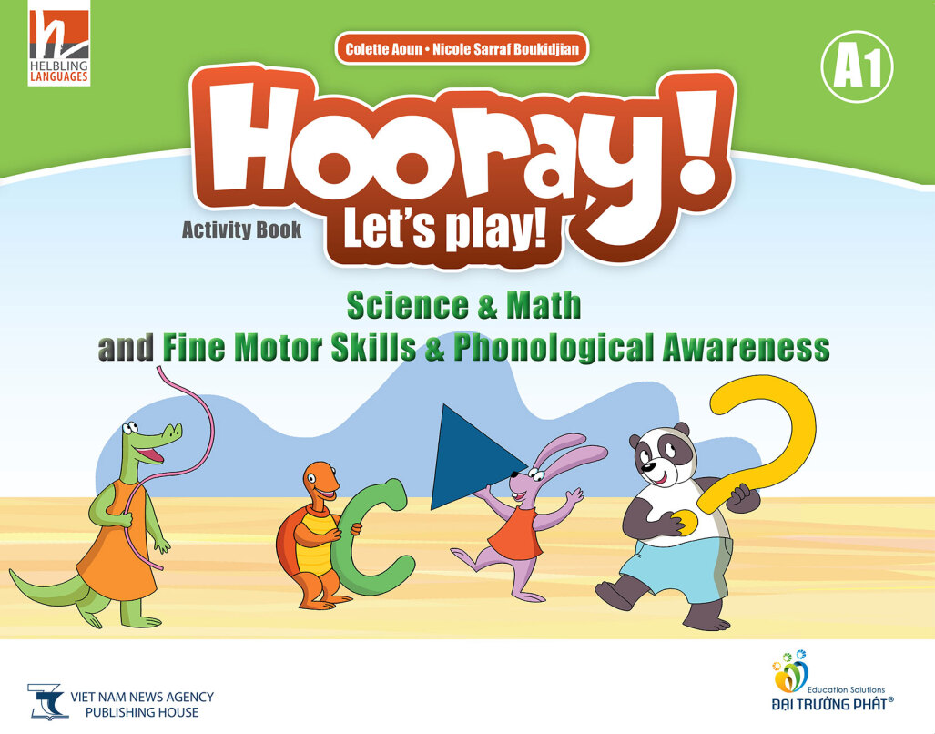 Hooray Let's Play A1 Science & Math and Fine Motor Skills-Phonological Awareness Activity Book