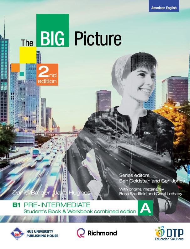 The Big Picture B1 Pre-Intermediate A Student's book and Workbook 2nd edition with e-learning code