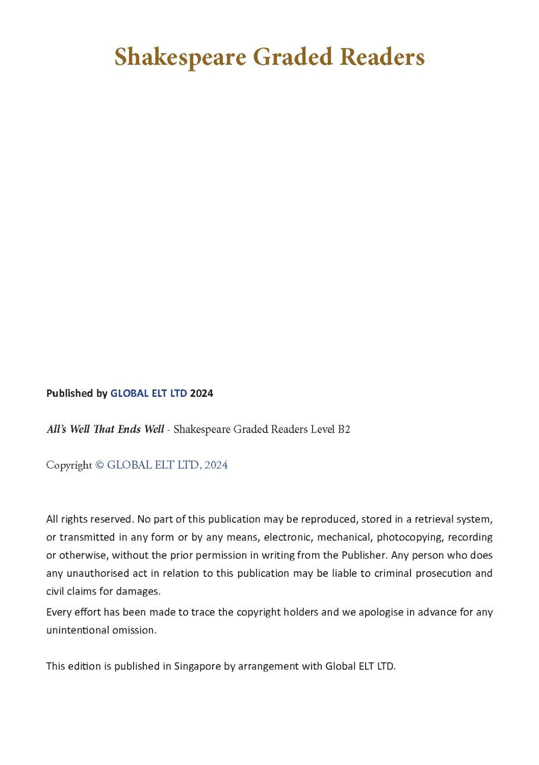 Truyện Đọc E-reader - Global ELT