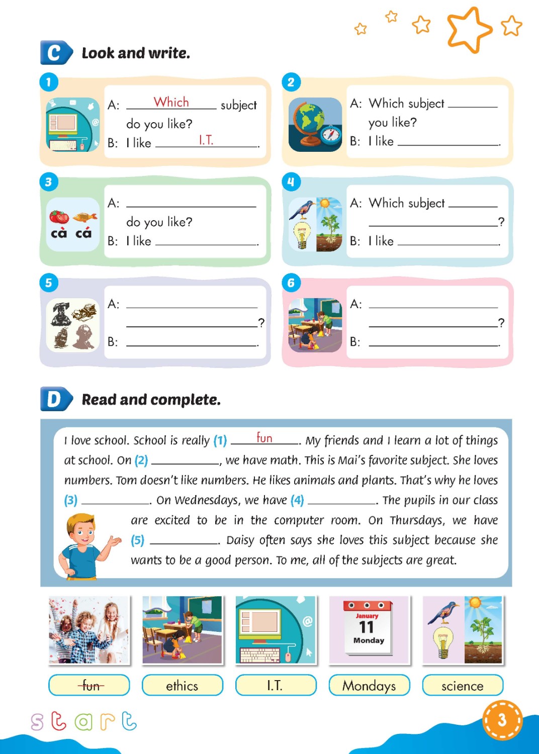 Bài tập bổ trợ Tiếng Anh i-Learn Smart Start