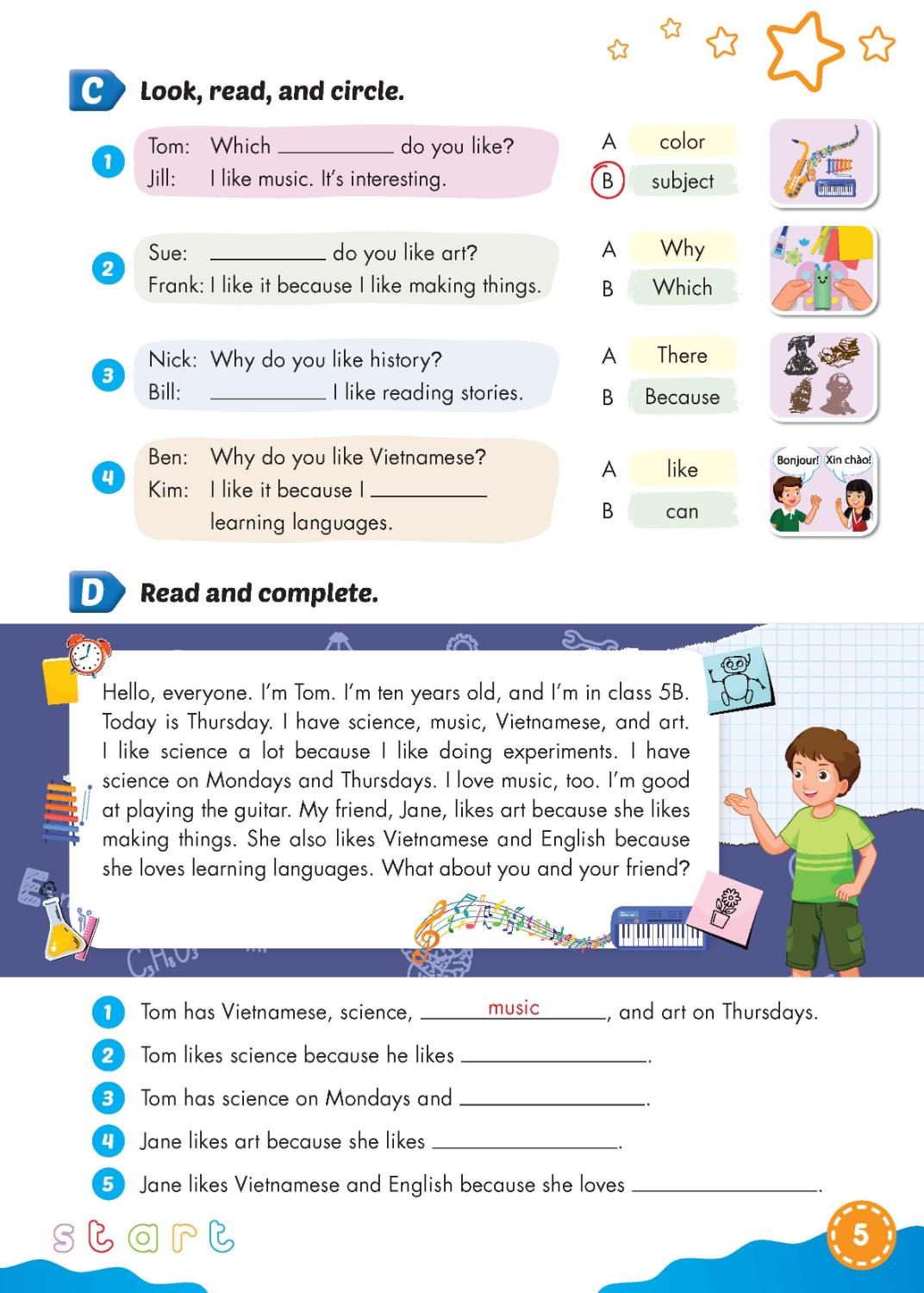 Bài tập bổ trợ Tiếng Anh i-Learn Smart Start
