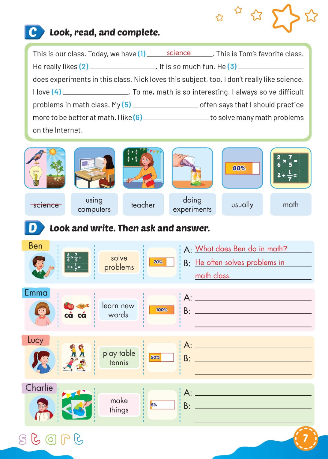 Bài tập bổ trợ Tiếng Anh i-Learn Smart Start