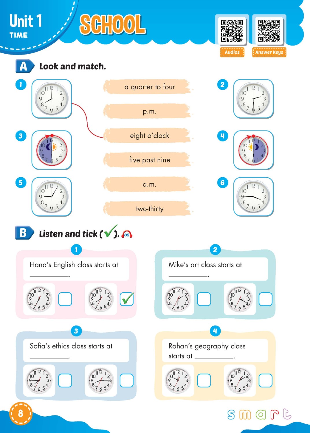 Bài tập bổ trợ Tiếng Anh i-Learn Smart Start