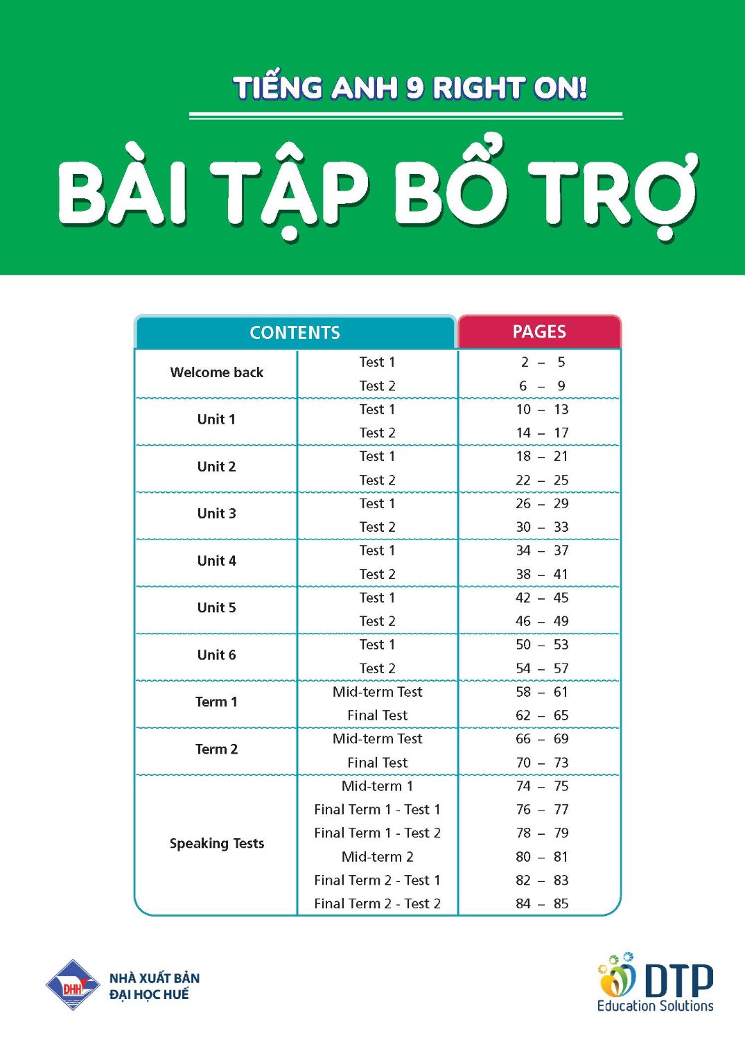 Bài tập bổ trợ Tiếng Anh Right On!